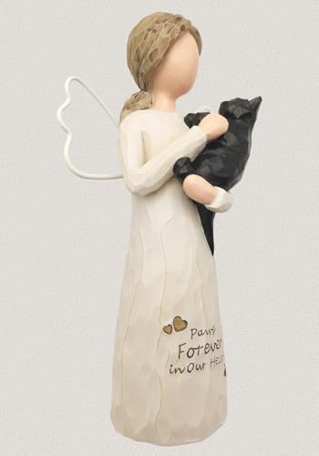 Memorial Gift for Loss of Cat, Black - color: Black