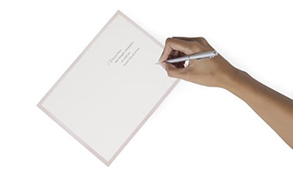 Hallmark Sympathy Greeting Card (Thoughts and Prayers Are With You) (Pack of 2) - size: 5 inches x 7.2 inches (Pack of 2)