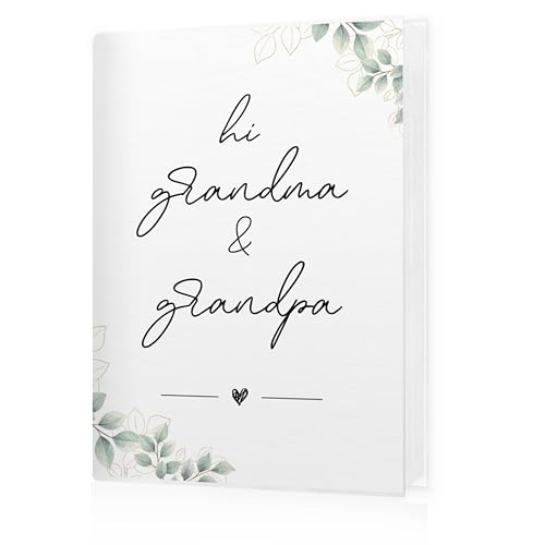 Grandparents Photo Album 4x6, Grandma and Grandpa Gifts from Grandkids, Best Grandparents Gifts 18 Pockets Small Picture Memory Photo Album for Family Anniversary Travel - color: Best Grand