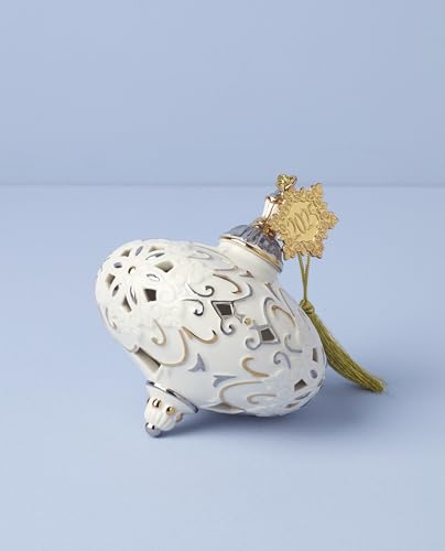 Lenox 2025 Annual Christmas Porcelain Hanging Ornament - style: Annual