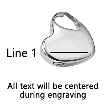 Grandma Forever in My Heart Stainless Steel Memorial Keepsake Urn Keychains Cremation Jewelry for Ashes Customized - color: Grandma - Customized
