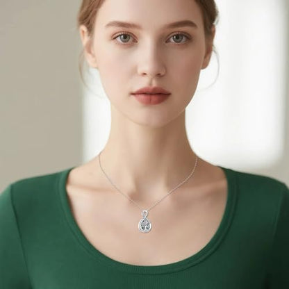 Diamond Tree of Life Urn Necklace for Ashes 925 Sterling Silver Family Tree of Life Cremation with Funnel Filler Ash Holder Keepsake Memorial Jewelry Gifts for Women,18+2 inch - style: Style 2-Moss Agate