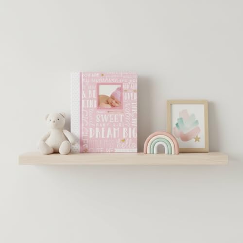 Lil' Peach Dream Big Baby Memory Book, First 5 Years, Monthly Milestone - style: Dream Big Pink