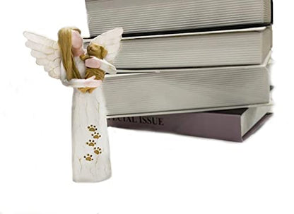 Dog Memorial Gifts for Loss of Dog, Pet Memorial Gifts, Pet Memorial Stone,Pet Sympathy Gifts Dog Memorial Gifts(White)