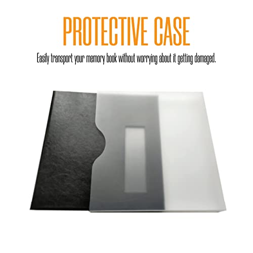 2x6 Strip Album, Black Cover Black Pages, 2 Gel Pens, 5pk - color: Black, size: 5
