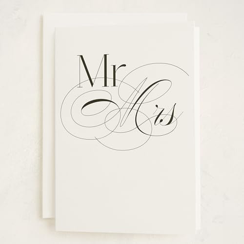 Minted | Wedding & Bridal Shower Card, 5x7 w/Envelope | United - color: United