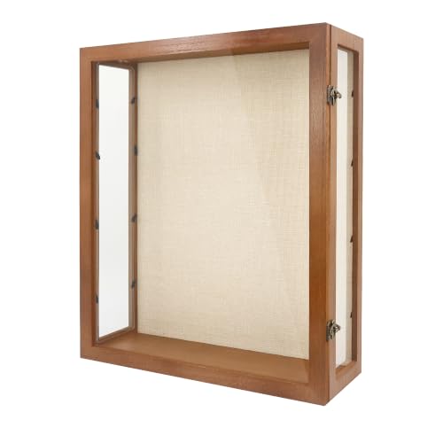 16x20x6 Extra Deep Shadow Box with Large 3 Removable Panels,Carbonized - color: Carbonized, size: 16x20x6