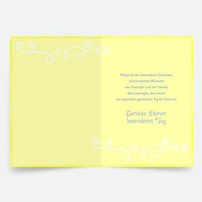 Designer Greetings German Language Happy Birthday Cards 6 Pack | Boxed Card Set, Matching Envelopes - style: 6 PK German Birthday - Eiskaffee