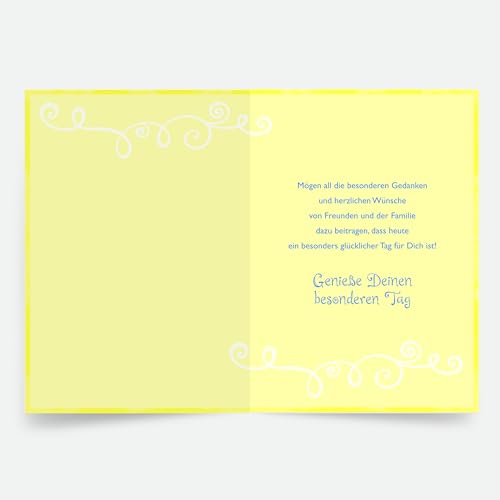 Designer Greetings German Language Happy Birthday Cards 6 Pack | Boxed Card Set, Matching Envelopes - style: 6 PK German Birthday - Eiskaffee