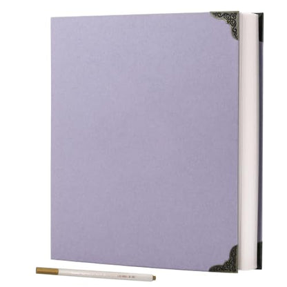 Vienrose 3 Rings Self Adhesive Photo Album 20 Sheets/40 Pages Purple | Hardcover, DIY Scrapbooking Kit, Paper Scrapbook, 12 x 12 inch, Lover Friends Kids Wedding - color: Purple, size: 12'' x12''40Pages
