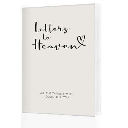 Memorial Photo Album 4x6 18 Pockets Photos, Sympathy Gifts for Loss of Loved One, Grief Bereavement Gifts, Letters to Heaven Small Mini Photo Album Hold 36 Pictures Book - color: Lotters To Heaven