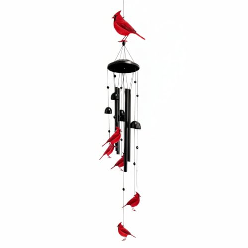 35.4'' Large Cardinal Wind Chimes for Outside Garden Patio Porch