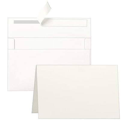 Guakicae 100 packs Off White Blank Note Cards and Envelopes 4 x 6 - color: Off White, size: 4x6-100pcs