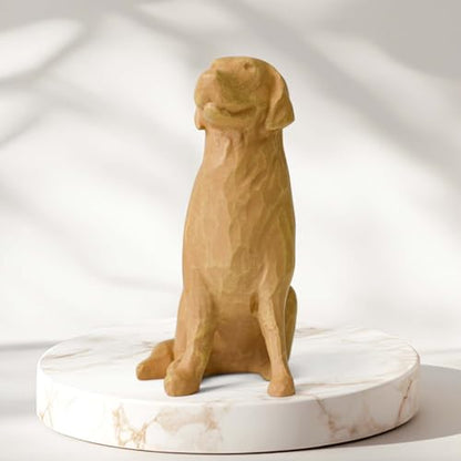 Lnrkai Golden Retriever Statue Gifts, Dog Memorial Gifts, Golden Retriever Decor for Bookshelf, Fireplace, Bedside Table - style: Golden retriever