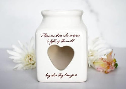 Sympathy Ceramic Heart Candle Tea Light Votive