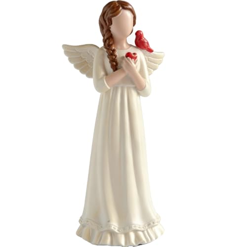 Guardian Angel Figurine, Resin Angel Statue Home Decor Ornament (Guardian Angel)