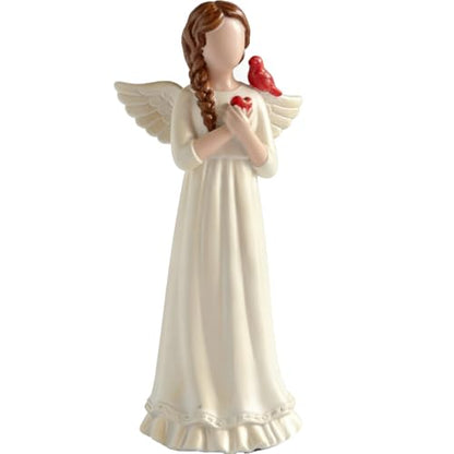 Guardian Angel Figurine, Resin Angel Statue Home Decor Ornament (Guardian Angel)