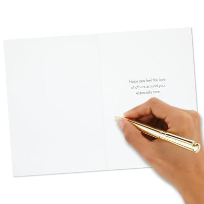 Hallmark Sympathy Cards with Envelopes, 12-Pack (Watercolor with Gold Foil) - style: Sympathy