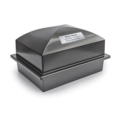 Urn Vault, Regent, Carbon - color: Carbon with Nameplate, size: Medium