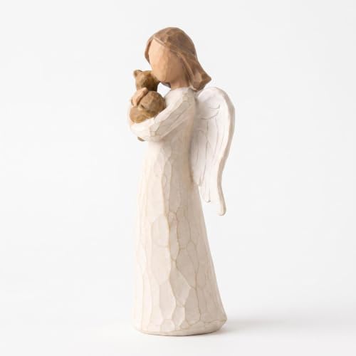 Pet Angel Figurine, Resin Angel Statue for Dog Pet Lovers | Angel embracing beloved pet, heartfelt gift for dog lovers, pet lovers and anyone who treasures faithful companionship - color: Pet