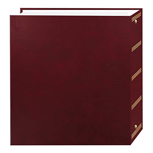 Pioneer Photo Albums TR-100 Burgundy Red Magnetic 3-Ring Photo Album 100 Page - color: Burgundy Red