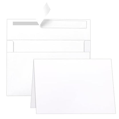Guakicae 20 Packs White Greeting Cards and Envelopes 4 x 6 - color: White, size: 4x6-20pcs