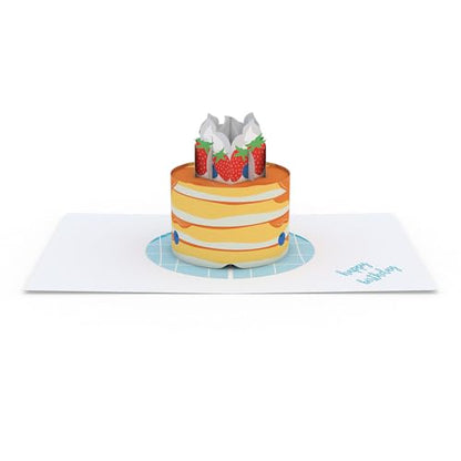 Lovepop Pancake Stacks Pop-Up Birthday Card with Envelope | Paperpop Card; 3D Breakfast Greeting Card for Women, Men, Husband, Wife, Mom, Dad, Sister, Son, Daughter, Friends, Adults - color: Pancake Stacks Birthday