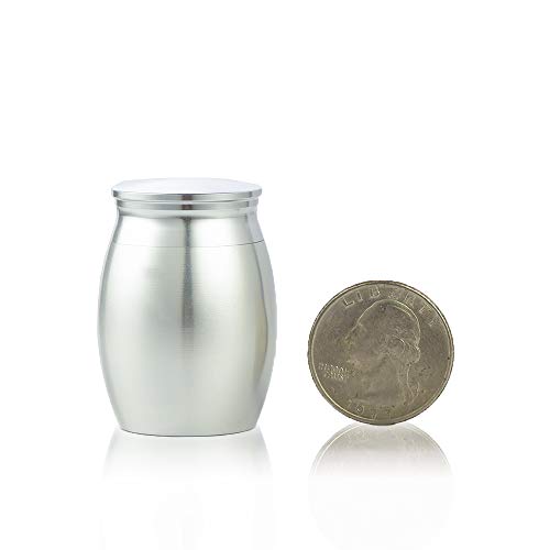 Dad Mini Cremation Urn for Human Ashes Daddy Father Men Engraved I Have a Guardian Angel Watching Over Me from Heaven Memorial Funeral Keepsake Gift - size: Dad