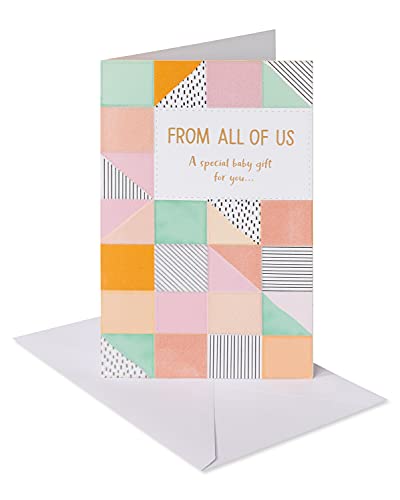 American Greetings Baby Shower Card from Us (Everything Happy) - color: Everything Happy