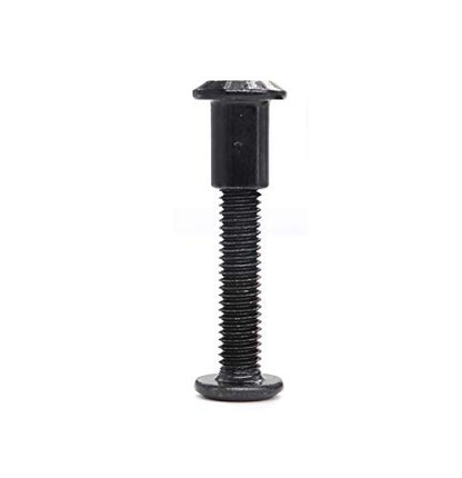 cSeao 10-Pack M6 30mm Black Hex Socket Cap Bolts Dowel Barrel Nuts Kit for Furniture Chairs Cot Bed Fittings - size: 10-Pack M6 x 30mm