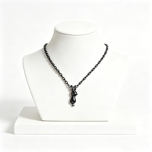 Black Cat Animal Urn Necklace for Ashes Keepsake Memorial Cremation Pendant Jewelry - style: Black Cat