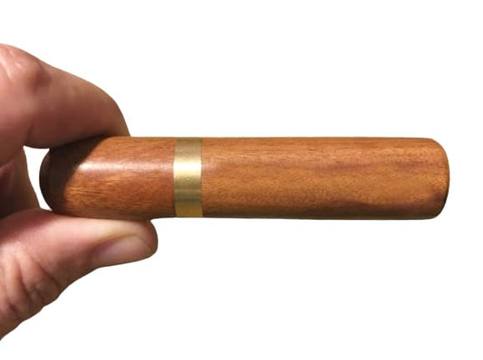 New Natural Rosewood Cremation Urn/Scattering Tube - Fits Pocket or Purse, Perfect for Travel, TSA Compliant