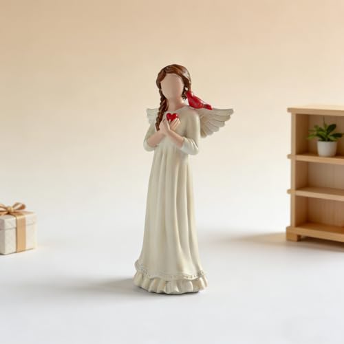 Guardian Angel Figurine, Resin Angel Statue Home Decor Ornament (Guardian Angel)