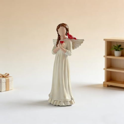 Guardian Angel Figurine, Resin Angel Statue Home Decor Ornament (Guardian Angel)