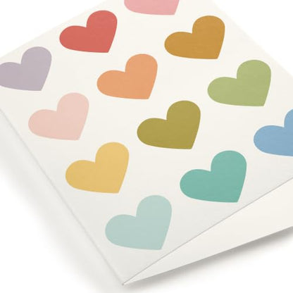 Minted | Blank Greeting Card, All Occassions, 5x7 w/Envelope | Color Heart | Independent Artist-Designed with Quality Materials - color: Color Hearts