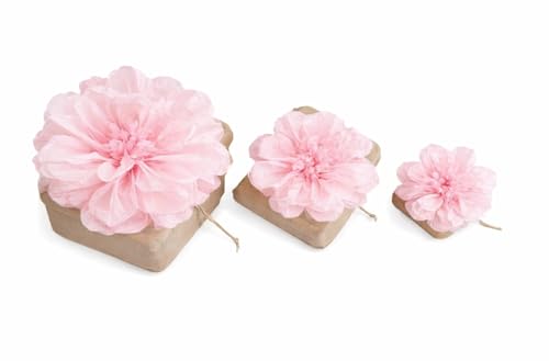 Biodegradable Water Burial Urn Kit with Pink Flower – Cruise Approved Ocean Ashes Scattering Ceremony with Certificate (3 Sizes) (Small) - size: Small