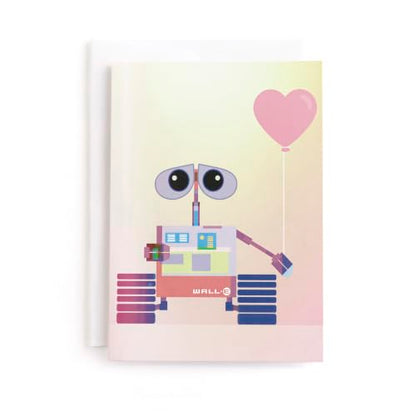 Minted | Blank Greeting Card, 5x7 w/Envelope | Pixar's Wall-E | Independent Artist-Designed with Quality Materials - color: Pixar's Wall-E in technicolor