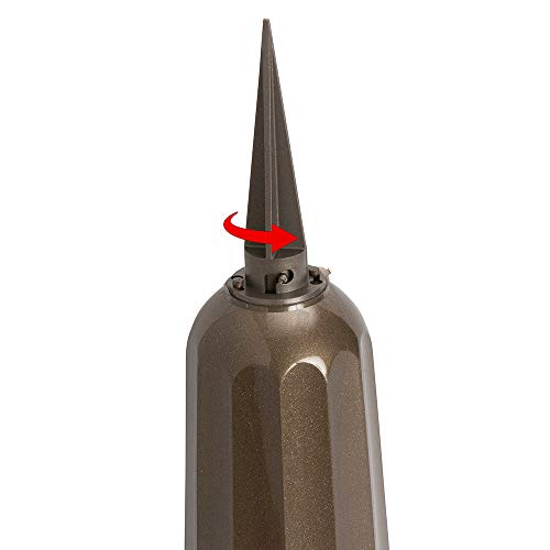 Metallic Bronze Plastic Cemetery Vase, 6-Pack - color: Metallic Bronze
