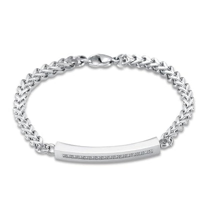 Cremation Urn Cuff Bracelet for Ashes Stainless Steel Crystal Cube Cremation Bangle Keepsake Ashes Jewelry - color: Steel
