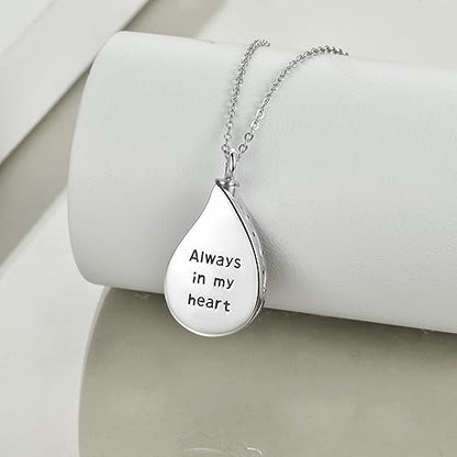URONE Urn Necklaces for Ashes 925 Sterling Silver Abalone Shell Tree of Life Cremation Jewelry for Ashes Memory Jewelry for Women Men - style: moonstone tree