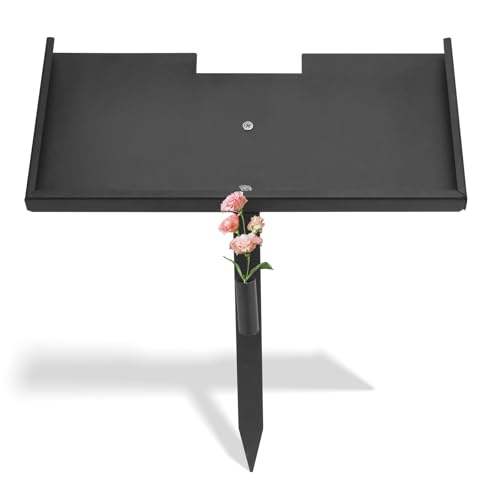 Dog Grave Marker Stand Pet Tombstone with Flower Slot | Grave Marker Stand, Temporary Grave Markers for Flowers,Dog Memorial Grave Markers Pet Memorial