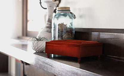 Guardian Angel Petite Woodgrain Music Box Plays "Irish Lullaby"