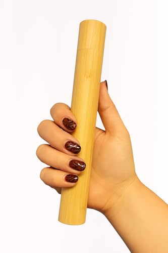 Mainely Urns Natural Bamboo Scattering Tubes for Human or Pet Ashes (2-Pack) with Paper Funnel - Eco-Friendly 100 Percent Bamboo Biodegradable Design with Pull Top and Secure Fit for Spreading Ashes