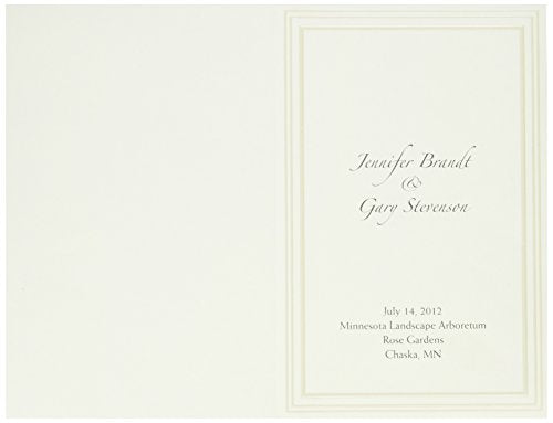 Great Papers! Triple Pearl Embossed Border Ivory Bulletin, 5.5"x8.5", 50 Count (20104063) - size: 5.5 x 8.5 inches