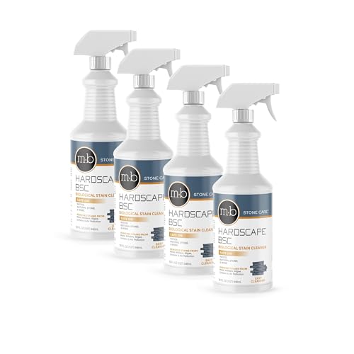 Hardscape BSC Headstone Cleaner for Grave Cleaning - Ideal for Cleaning Headstones, Tombstones, and Memorials - by MB Stone Care (QUART SPRAY) (4)