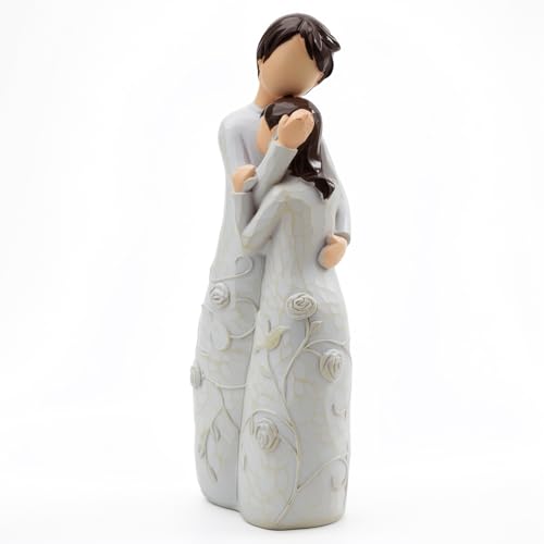 Mom and Daughter Figurines, Mom Gifts, Mothers Day, Christmas, Thanksgiving, Birthday Gifts for Mother from Daughter, Mother and Daughters Sculpted Hand-Painted Figure, Mama Presents - color: Mom and Daughter Figurines