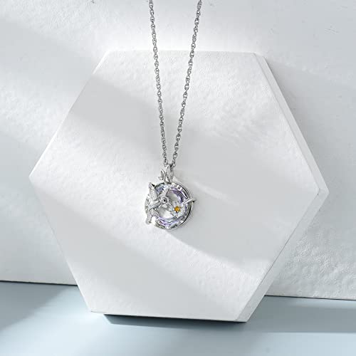 shajwo Hummingbird Urn Necklaces for Ashes - color: Light Purple