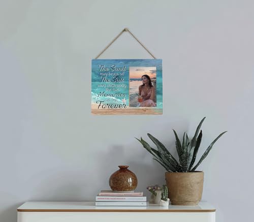 Beach Picture Frames Gift for Women,Beach Vacation Gifts for Friends Couples,Coastal Photo Frame - color: Beach