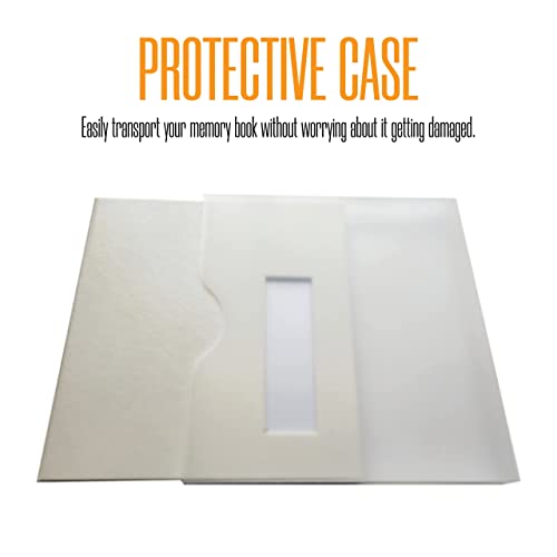 2x6 Strip Album, White Cover White Pages, 2 Gel Pens, 5pk - color: White, size: 5