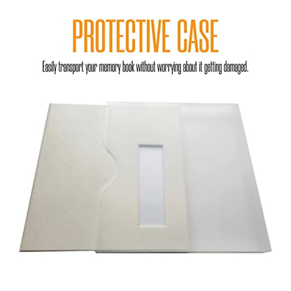 2x6 Strip Album, White Cover White Pages, 2 Gel Pens, 5pk - color: White, size: 5